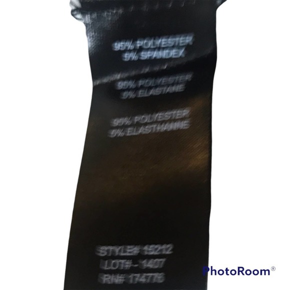 ANTHONY Black and Yellow Print sleeveless maxi dress, size P1X - Picture 9 of 9